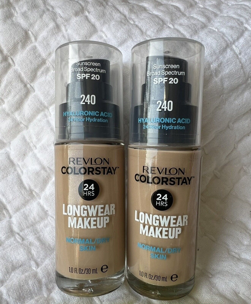 TWO Revlon ColorStay Makeup Foundation SPF 20 Normal/Dry Skin- Medium Beige #240
