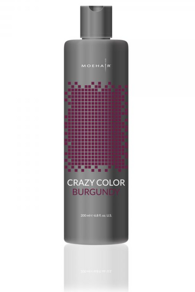 Moehair Crazy Color - Burgundy - 6.8 oz