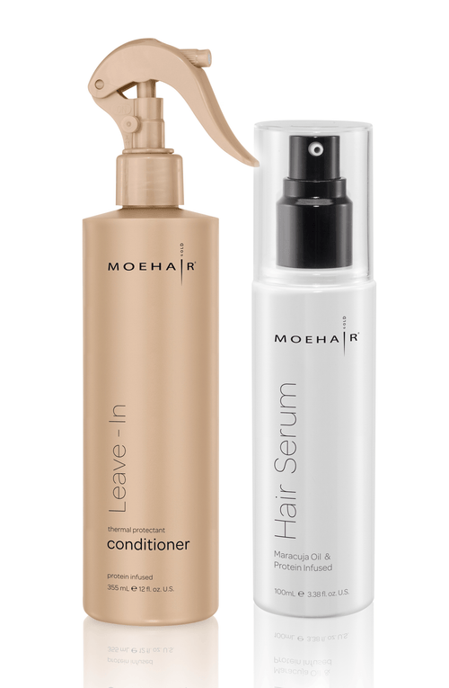 Moehair Styling Products Leave In & Serum Combo