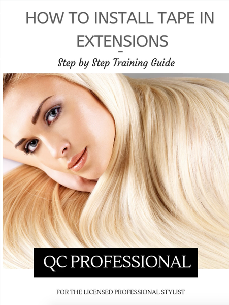 How to Install Tape In Extensions - Digital Download