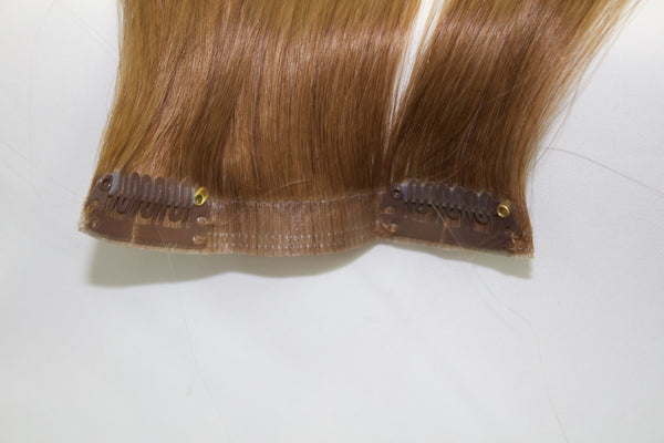 Queen C Hair AIRess Clip In Set 16" - 70 grams / Ash Brown / QC16708 AIRess - Ash Brown (8)