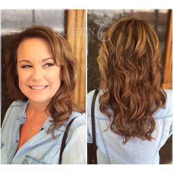 Queen C Hair AIRess Clip In Set 16" - 70g / Chestnut Brown / QC16706 AIRess - Chestnut Brown (6)