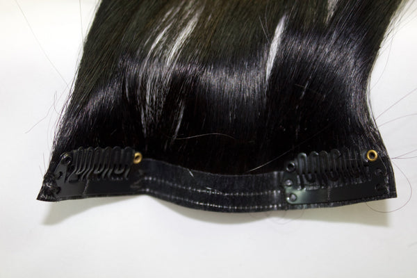 Queen C Hair AIRess Clip In Set 16" - 70g / Jet Black / QC167001 AIRess - Jet Black (1)