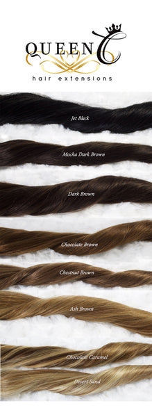 Queen C Hair AIRess Clip In Set 16" - 70g / Jet Black / QC167001 AIRess - Jet Black (1)