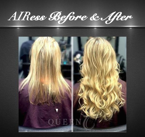 Queen C Hair AIRess Clip In Set 16" - 70g / Kellye Bomb Blonde / QC167018613 AIRess - Kellye Blonde