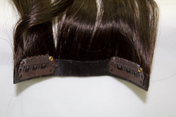 Queen C Hair AIRess Clip In Set 16" - 70g / Mocha Dark Brown / QC16701C AIRess - Mocha Dark Brown (1C)