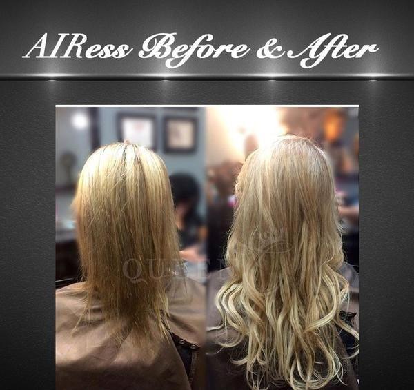 Queen C Hair AIRess Clip In Set Highlight Lowlight (Beach Blonde/Dirty Blonde) / 16" - 70g / QC167061318 AIRess - Highlight Lowlight (Beach Blonde/Dirty Blonde)