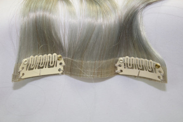Queen C Hair AIRess Clip In Set Silver / 16" - 70g / QC1670SILVER AIRess - Silver