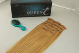 Queen C Hair AIRess Clip In Set Strawberry Blonde AIRess Collection Before & After - 16