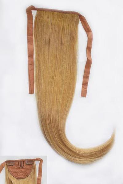 Queen C Hair AIRess Clip & Tie Ponytail 16" - 50 grams / Dirty Blonde AIRess Clip & Tie Ponytail - Dirty Blonde