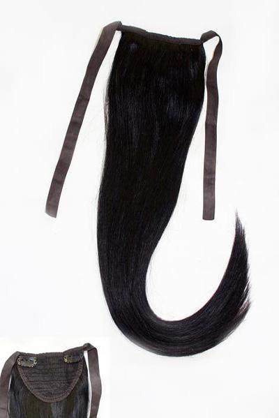 AIRess Clip & Tie Ponytail - Jet Black