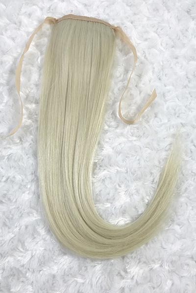 AIRess Clip & Tie Ponytail - Platinum Ice Blonde
