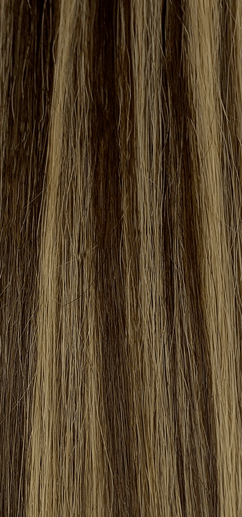 Clip & Tie Ponytail - Chocolate Caramel