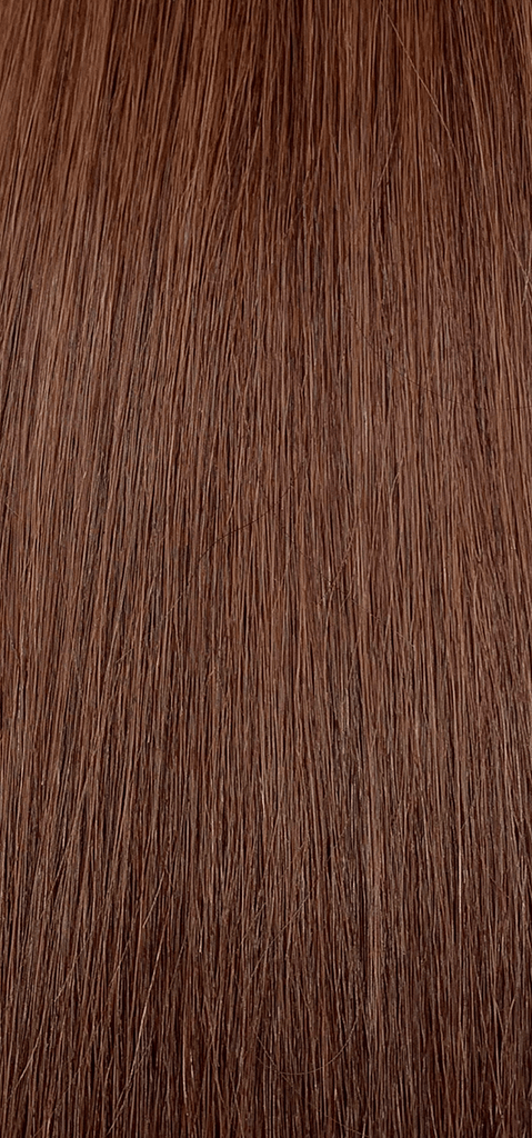 Clip & Tie Ponytail - Copper Red