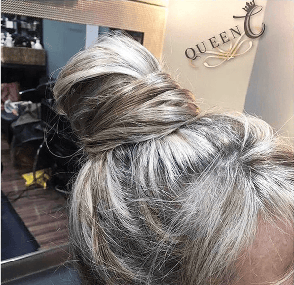 Queen C Hair Clip & Tie Ponytail 16"-80g / Desert Sand Clip & Tie Ponytail - Desert Sand