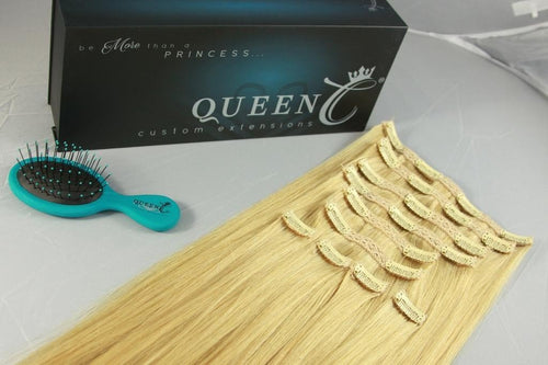 Queen C Hair Crown Jewels Collection 18" - 140 grams / Kellye Bomb Blonde Crown Jewels - Kellye Blonde