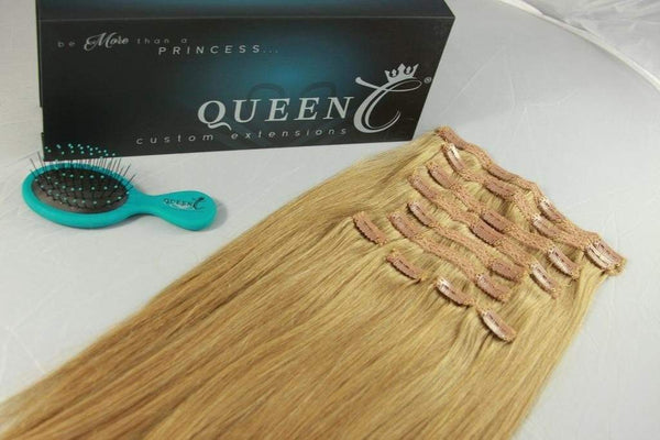 Queen C Hair Crown Jewels Collection 20" - 180g / Dirty Blonde Crown Jewels Collection Before & After 20" 180 grams