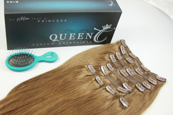 Queen C Hair Crown Jewels Collection Chestnut Brown Crown Jewels Collection Before & After - 18"  140 grams