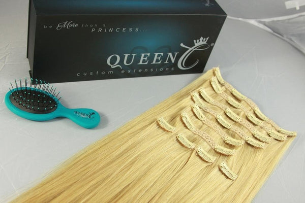 Queen C Hair Crown Jewels Collection Kellye Bomb Blonde Crown Jewels Collection Before & After - 18"  140 grams