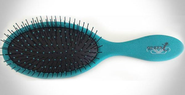 Queen C Hair Detangler Brush Teal / QCEXTDETBRUSH Queen C Extensions Detangler Brush