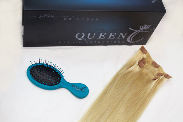 Queen C Hair Hair Extensions 16" - 50 grams / Kellye Blonde / $74.99 Children's AIRess - Kellye Blonde
