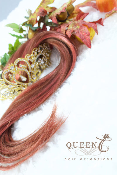 Queen C Hair Limited Edition Colors 18" - 50g / Fall / QC18FALL FALL Accent Color LIMITED EDITION Seasonal Inspired
