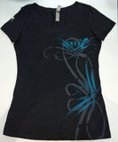 Queen C Hair Products Small / Charcoal Gray Queen C Short Sleeved Shirt