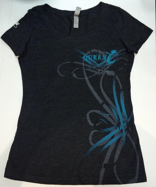 Queen C Hair Products Small / Charcoal Gray Queen C Short Sleeved Shirt