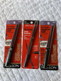 TWO - REVLON CHROME LIQUID ULTRA VIOLET & ONE - VINYL MIGHTY MOCHA EYELINER