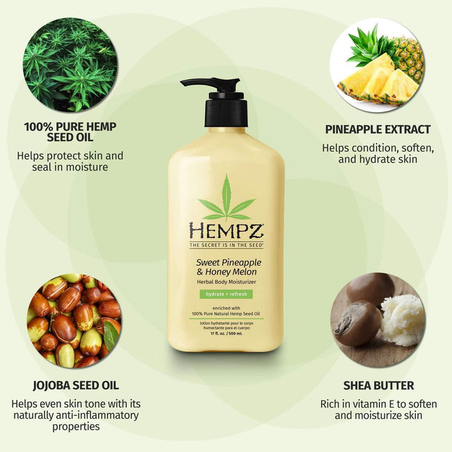 Hempz Lotion Hempz - Sweet Pineapple & Honey Melon Herbal Body Moisturizer