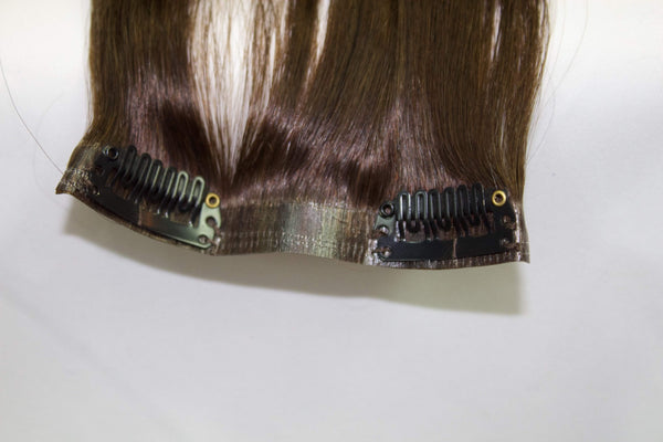 Queen C Hair AIRess Clip In Set 16" - 70g / Dark Brown / QC16702 AIRess - Dark Brown (2)