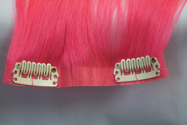 Queen C Hair AIRess Clip In Set 16" - 70g / Hot Pink AIRess - Hot Pink
