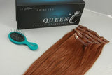 Queen C Hair AIRess Clip In Set Copper Red AIRess Collection Before & After - 16