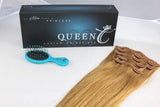 Queen C Hair AIRess Clip In Set Dirty Blonde AIRess Collection Before & After - 16