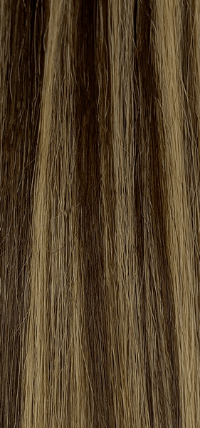 Queen C Hair Clip & Tie Ponytail 16" - 80g / Chocolate Caramel / 79.99 Clip & Tie Ponytail - Chocolate Caramel