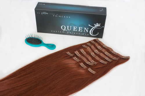Queen C Hair Crown Jewels Collection 18" - 140 grams / Copper Red Crown Jewels - Copper Red