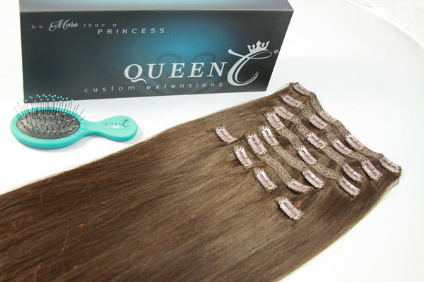 Queen C Hair Crown Jewels Collection 18" - 140 grams / Dark Brown Crown Jewels - Dark Brown (2)