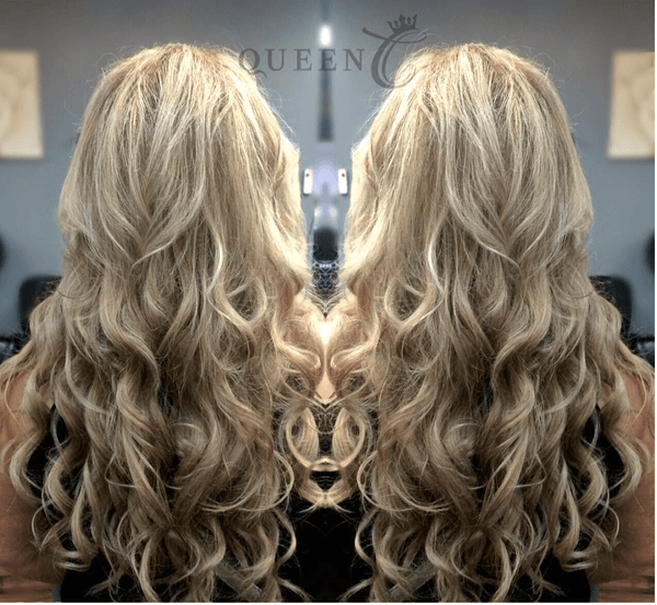 Queen C Hair Crown Jewels Collection 18" - 140g / Winter Beige Blonde Crown Jewels - Winter Beige Blonde (Tri-Blend)
