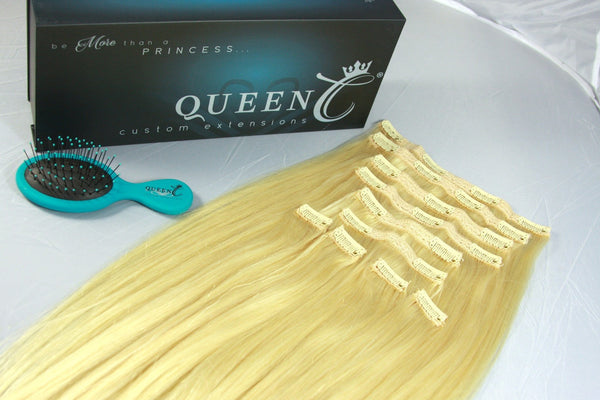 Queen C Hair Crown Jewels Collection Beach Blonde (613) Crown Jewels Collection Before & After  20 " 160 grams
