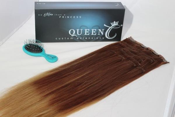 Queen C Hair Crown Jewels Collection Copper Red/Dirty Blonde Crown Jewels Collection Before & After - 18"  140 grams