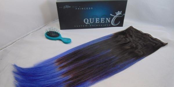 Queen C Hair Crown Jewels Collection Mocha Dark Brown/Purple Crown Jewels Collection Before & After - 18"  140 grams