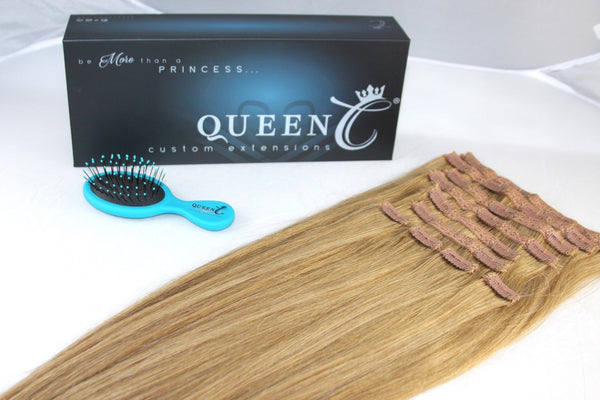 Queen C Hair Crown Jewels Collection Winter Beige Blonde Crown Jewels Collection Before & After - 18"  140 grams