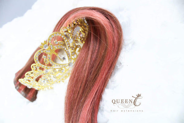 Queen C Hair Limited Edition Colors 18" - 50g / Fall / QC18FALL FALL Accent Color LIMITED EDITION Seasonal Inspired